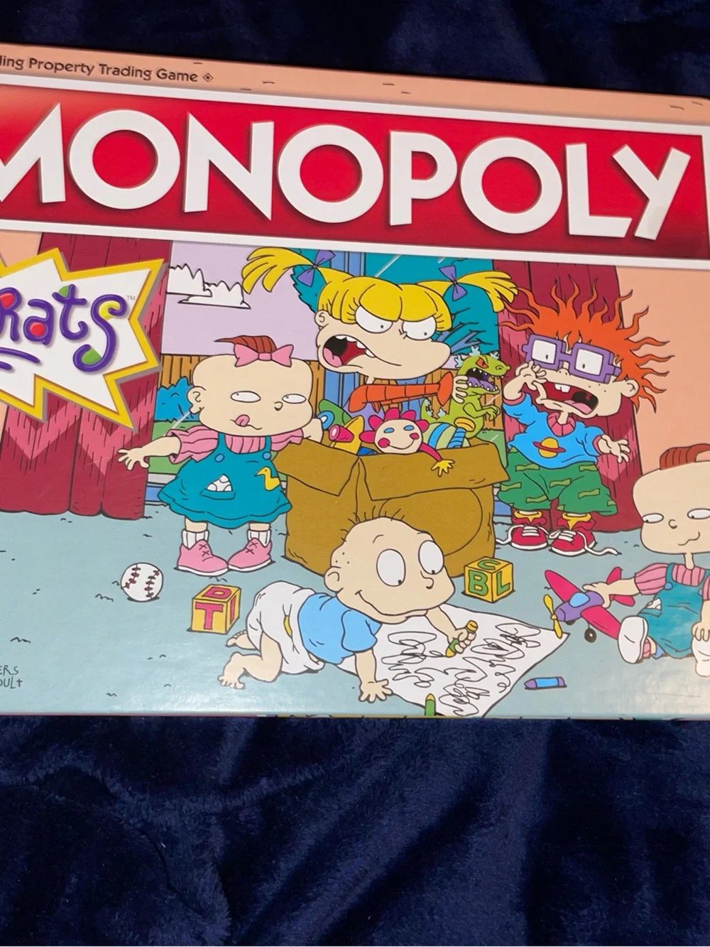 Hasbro Monopoly Rugrats Board Game - Red, Blue, Pink, Green, Yellow